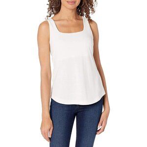 b new york Womens Recycled Tank Top X-Small Winter White Size XS